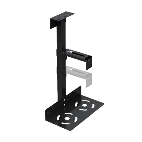 Verstellbarer PC-Ständer unter dem Schreibtisch – Desktop-Ständer mit CPU | Robuste Computerhalterung unter dem Schreibtisch zur Wandmontage mit flexibler Einstellung von Verstellbarer PC-Ständer unter dem Schreibtisch – Desktop-Ständer mit CPU | Robuste Computerhalterung unter dem Schreibtisch zur Wandmontage mit flexibler Einstellung von von Vibhgtf
