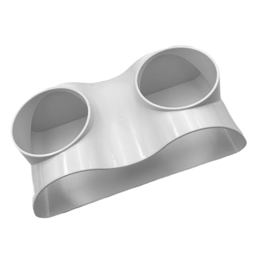 Vibhgtf Fischtunnel für Aquarium: Dekoration des Fischtunnels, natürliche unterirdische Ecke des Aquariums, zwei Löcher gestalten das Welsversteck für Amphibien Reppti von Vibhgtf