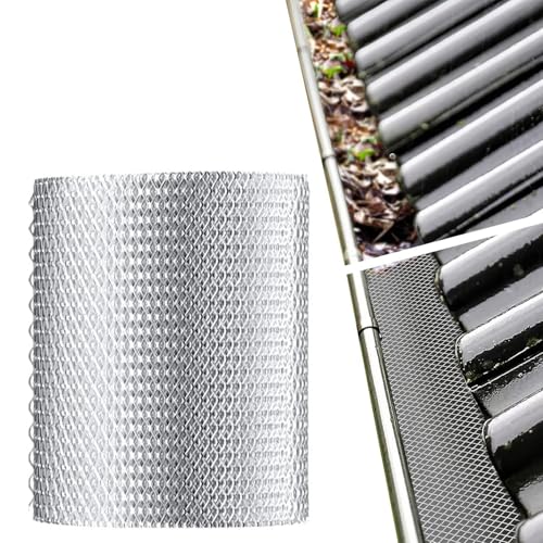 Vibhgtf Gontaia Protection Screen - Schutznetzwerk für Dachrinnen für schwere Verwendung | Carligo Gutter Guard Uhren nach Grardaie Füße Filter -Filterschutz Grardaia Roll bedeckt Gran von Vibhgtf