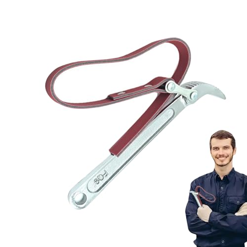 Vibhgtf Gummi -Gürtelschlüssel -Werkzeug - Ölfilter -Schraubenschlüssel, Defallieren von Wartungstools | Mechanics Hand Tool, Plumbers PVC Rohre Jar Opener Automotive Oil System Wartung einstellbar Vibhgtf Gummi -Gürtelschlüssel -Werkzeug - Ölfilter -Schraubenschlüssel, Defallieren von Wartungstools | Mechanics Hand Tool, Plumbers PVC Rohre Jar Opener Automotive Oil System Wartung einstellbar von Vibhgtf