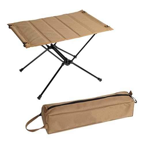 Vibhgtf Klapptisch zum Camping - Camptabelle tragbare Picknicktisch, kompakte Klapptabelle der Transportlegierung, Klapptisch Picknick -Picknicktisch für Picknick, Part und widerstandsfähigen Alumiy, von Vibhgtf