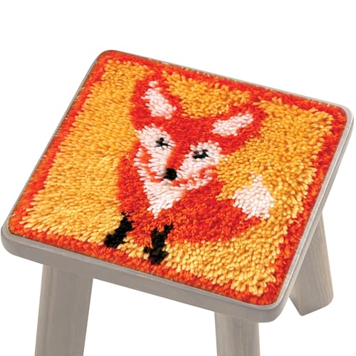 Vibhgtf Riegelhaken-Kits – Teppich-Häkelset, 30 x 30 cm, Teppichherstellungs-Set, Nadel-Set, Häkelset für Teppiche, Fabr von Vibhgtf