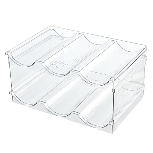 Wasserflaschen-Organizer – multifunktionaler Präsentationsständer, stapelbarer Wasserflaschen-Organizer | Transparenter stapelbarer Organizer für Wasserflaschen, stabiler Flaschenhalter für Schrank, B Wasserflaschen-Organizer – multifunktionaler Präsentationsständer, stapelbarer Wasserflaschen-Organizer | Transparenter stapelbarer Organizer für Wasserflaschen, stabiler Flaschenhalter für Schrank, B von Vibhgtf