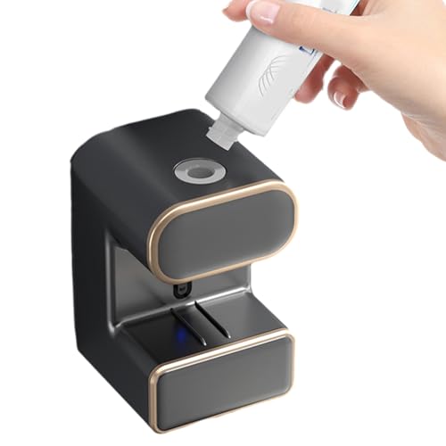 Zahnpasta-Spender – Zahnbürstenhalter mit 3 an der Wand montierten Schlitzen, automatischer Zahnpasta-Entsafter, automatischer Extruder-Set von Vibhgtf