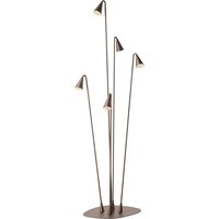 Vibia Brisa LED Außenleuchte, 5-flg. rostbraun matt von Vibia