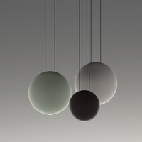 Vibia Cosmos 2510 Pendelleuchte grün / dunkelbraun / hellgrau matt von Vibia