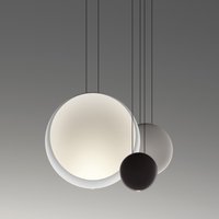 Vibia Cosmos 2511 Pendelleuchte hellgrau / weiß / dunkelbraun matt von Vibia
