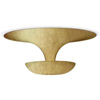 Vibia Funnel 2012 LED Wand- / Deckenleuchte, Ø: 22 cm Blattgold matt von Vibia