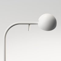 Vibia Pin 1660 LED Stehleuchte weiß matt von Vibia