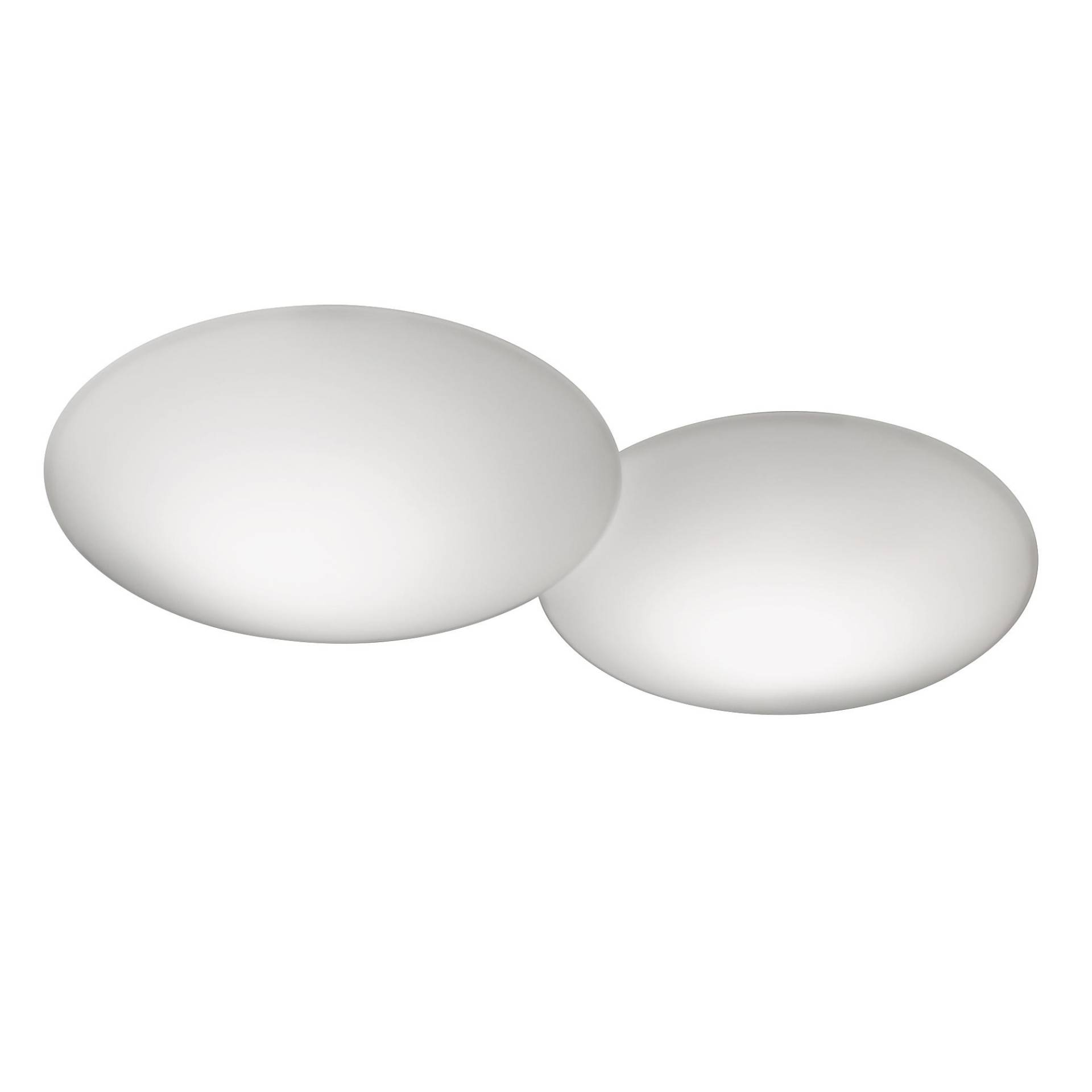 Vibia - Puck 5432 LED Deckenleuchte - weiß RAL9016/LxBxH 46,7x38x7,7cm/2700K/1640lm/CRI>80/ nicht dimmbar von Vibia