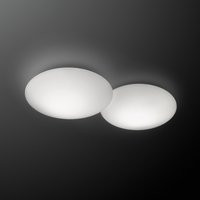Vibia Puck LED Deckenleuchte, 2-flg. weiß von Vibia