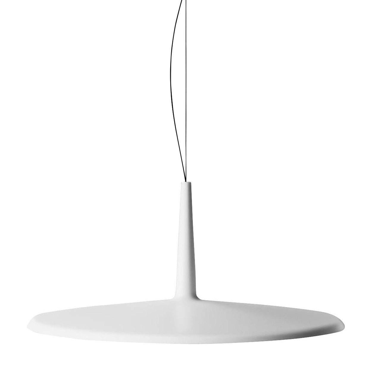 Vibia - Skan 0275 LED Pendelleuchte - weiß/H 27cm / Ø 60cm/2700K/1380lm/CRI>80/ dimmbar von Vibia