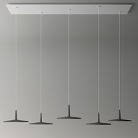 Vibia Skan 0282 LED Pendelleuchte, 5-flg. von Vibia