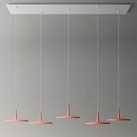 Vibia Skan 0282 LED Pendelleuchte, 5-flg. von Vibia