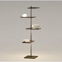 Vibia Suite 6006 Stehleuchte, mit Glasdiffusor dunkelbraun matt von Vibia