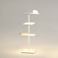 Vibia Suite 6011 Stehleuchte, mit Glasdiffusor weiß matt von Vibia