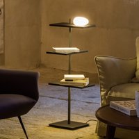 Vibia Suite 6011 Stehleuchte, mit Glasdiffusor dunkelbraun matt von Vibia