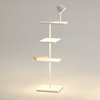 Vibia Suite 6012 Stehleuchte, mit Leselicht weiß matt Vibia Suite 6012 Stehleuchte, mit Leselicht weiß matt von Vibia