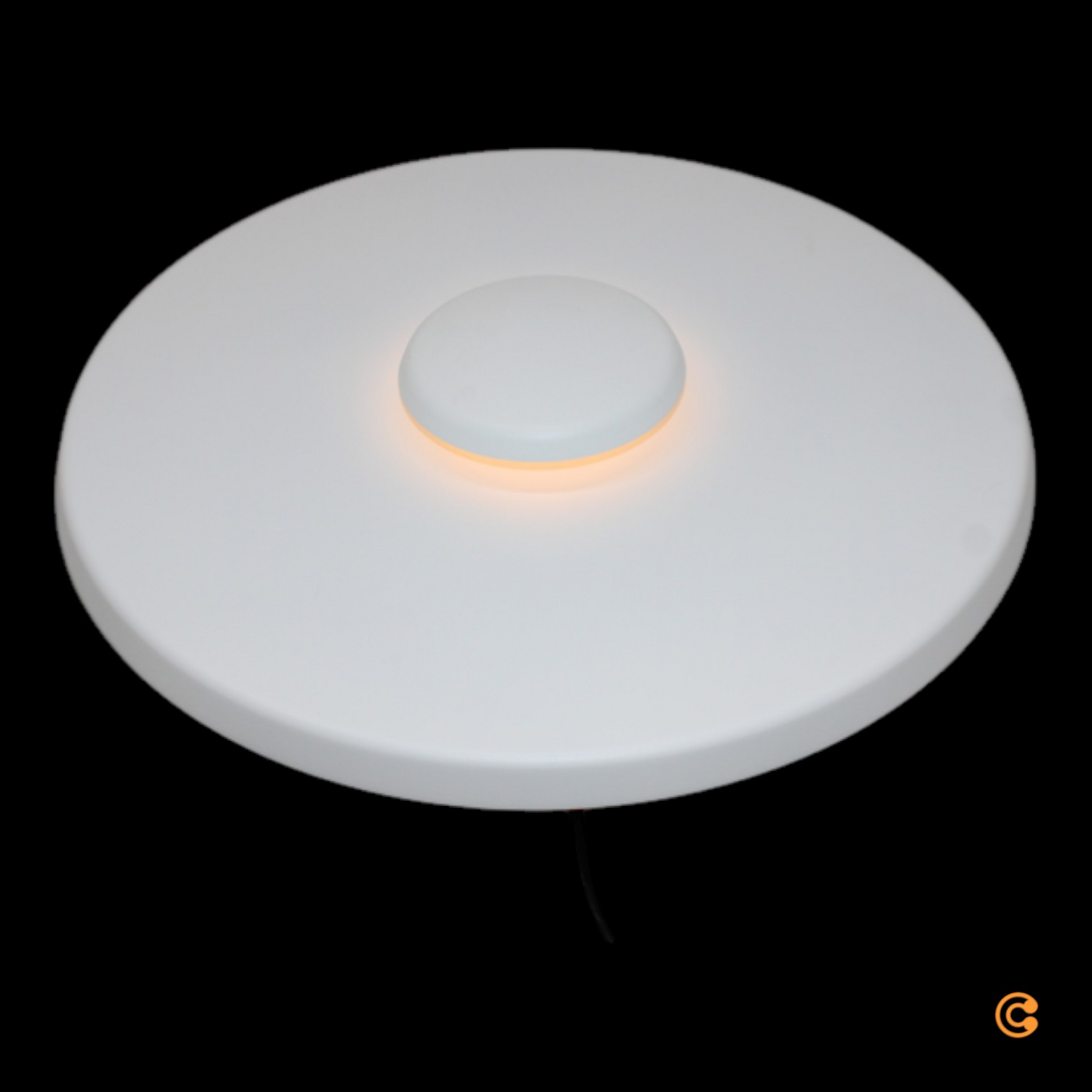 Vibia Top Led Wandleuchte Deckenlampe Wohnzimmerlampe Lampe 264 W ø 60 Cm Weiß C-Ware von Vibia