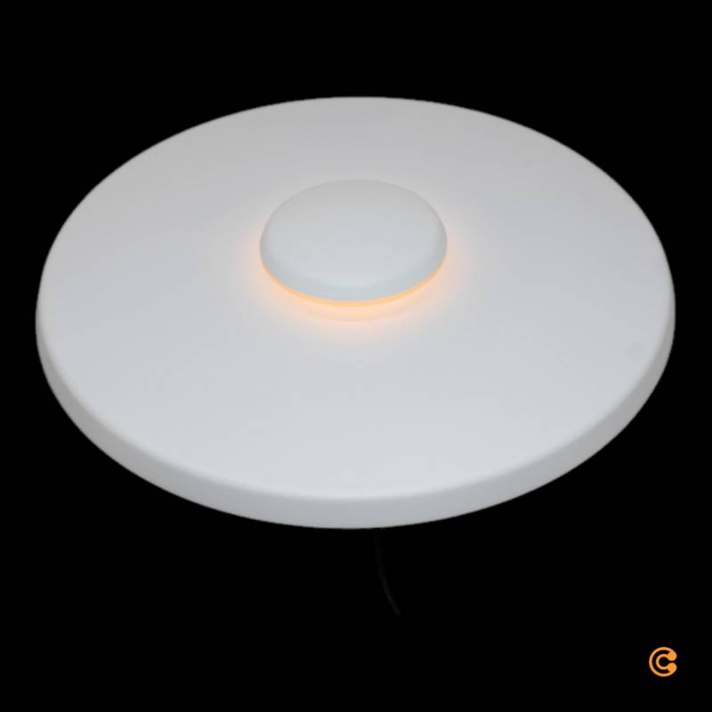 Vibia Top Led Wandleuchte Deckenlampe Wohnzimmerlampe Lampe 264 W ø 60 Cm Weiß C-Ware von Vibia