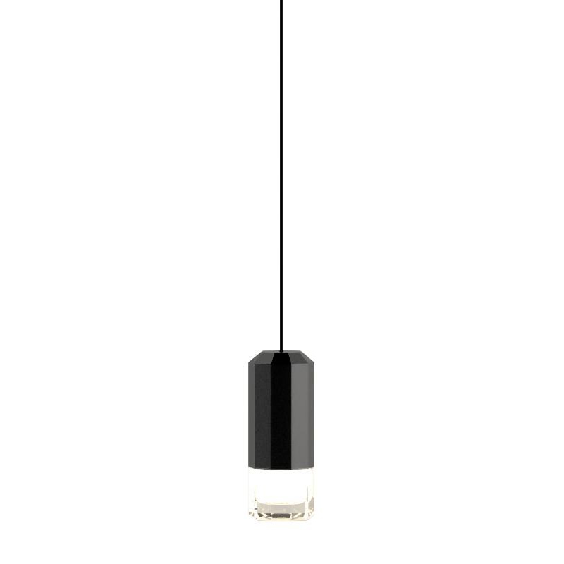 Vibia - Wireflow FreeForm 0345 LED Pendelleuchte - schwarz RAL 9005/lackiert/H 12,5cm/2700 K/490lm/CRI>80/ dimmbar von Vibia