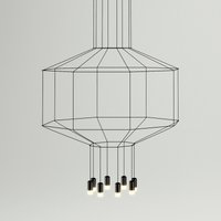 Vibia Wireflow Pendelleuchte, 8-flg. von Vibia