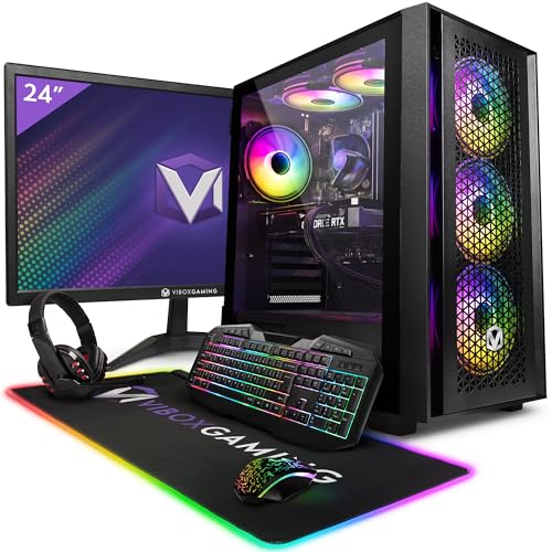 Vibox II-150 Gaming PC Set Komplett • Monitor 23 Zoll • Intel Core i5 10400F 4,3GHz • Radeon RX 9070 16GB • 16GB RAM • 1TB NVMe SSD • Windows 11 • WLAN Vibox II-150 Gaming PC Set Komplett • Monitor 23 Zoll • Intel Core i5 10400F 4,3GHz • Radeon RX 9070 16GB • 16GB RAM • 1TB NVMe SSD • Windows 11 • WLAN von Vibox