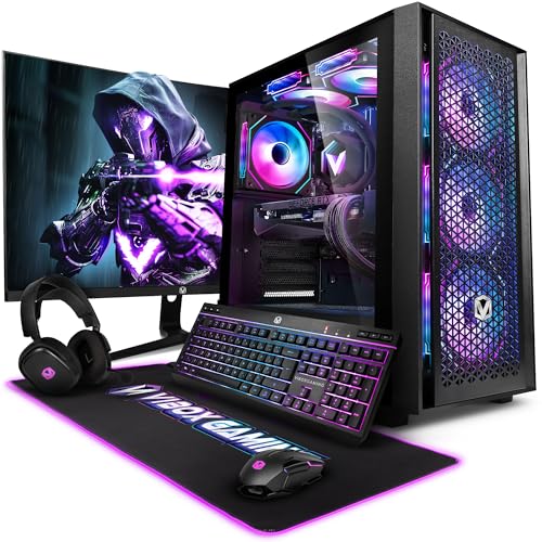 Vibox III-463 Gaming PC Set Komplett • Monitor 27 Zoll • Intel Core i7 12700KF 5,0GHz • Nvidia RTX 5070 Ti 16GB • 32GB RAM • 2TB NVMe SSD • Windows 11 • WLAN von Vibox