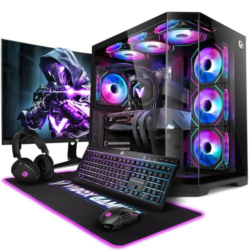Vibox X-178 Gaming PC Set Komplett • Monitor 27 Zoll • Intel Core i9 14900KF 6,0GHz • Nvidia RTX 5070 12GB • 32GB RAM • 1TB NVMe SSD • Windows 11 • WLAN von Vibox
