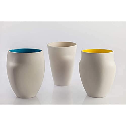 Vicara HJB Dekorative Vase, glasierter Steingut von Vicara