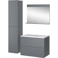 Vicco - Badmöbel-Set Izan, Grau, 4 Teile mit Hochschrank Vicco - Badmöbel-Set Izan, Grau, 4 Teile mit Hochschrank von Vicco