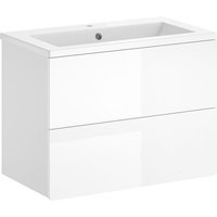 Vicco - Badmöbel-Set Izan, Weiß, 2 Teile von Vicco
