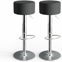 Vicco - Barhocker 2er Set , Schwarz, 33 x 92 cm 2 Teilig von Vicco