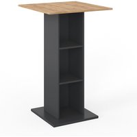 Bartisch Rodeo, Anthrazit, 70 x 70 cm Vicco von Vicco