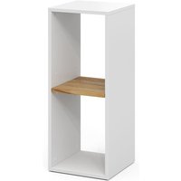 Bücherregal Tomy, Weiß/Goldkraft Eiche, 30 x 74 cm mit 2 offenen Fächern Vicco Bücherregal Tomy, Weiß/Goldkraft Eiche, 30 x 74 cm mit 2 offenen Fächern Vicco von Vicco