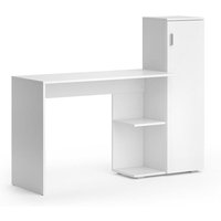 Computertisch Ritz, Weiß, 141.2 x 45.2 cm Vicco von Vicco