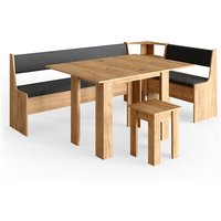 Vicco - Eckbankgruppe Roman, Goldkraft Eiche, 210 x 41.5 cm mit Tisch Vicco - Eckbankgruppe Roman, Goldkraft Eiche, 210 x 41.5 cm mit Tisch von Vicco