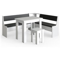 Vicco - Eckbankgruppe Roman, Weiß, 180 x 41.5 cm mit Tisch Vicco - Eckbankgruppe Roman, Weiß, 180 x 41.5 cm mit Tisch von Vicco