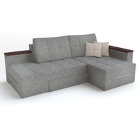 Ecksofa Grau rechts Vitalispa von VitaliSpa