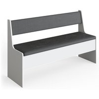 Esszimmer-Bank Roman, Weiß, 136.6 x 41.5 cm Vicco von Vicco