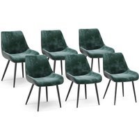 Esszimmerstuhl Eleganza, Grün, 6er Set, Vicco Esszimmerstuhl Eleganza, Grün, 6er Set, Vicco von Vicco
