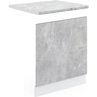 Frontblende R-Line, Beton, 60 cm , AP Marmor, Vicco von Vicco