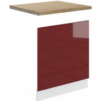 Frontblende R-Line, Bordeaux Hochglanz, 60 cm , AP Eiche, Vicco Frontblende R-Line, Bordeaux Hochglanz, 60 cm , AP Eiche, Vicco von Vicco