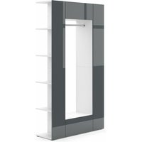 Garderobe Mats, Anthrazit, 36.6 x 191 cm Vicco von Vicco