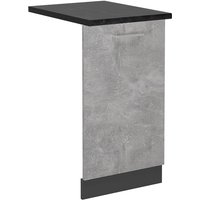 Vicco - Geschirrspülblende R-Line, Beton, 45 cm , ap Anthrazit von Vicco