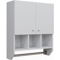 Vicco - Badschrank Fynn, Weiß, 59.2 x 70.5 cm Hängeschrank mit 2 Türen Vicco - Badschrank Fynn, Weiß, 59.2 x 70.5 cm Hängeschrank mit 2 Türen von Vicco