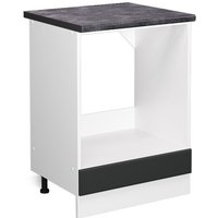 Vicco - Herdumbauschrank R-Line, Anthrazit Landhaus, 60 cm , ap Anthrazit von Vicco