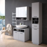 Vicco - Hochschrank "Beatrice" Grau/Anthrazit von Vicco