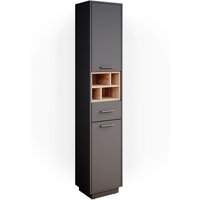 Vicco - Hochschrank Beatrice Anthrazit/Eiche von Vicco