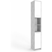 Hochschrank Kiko Beton/Weiß Vicco von Vicco